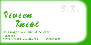 vivien knipl business card